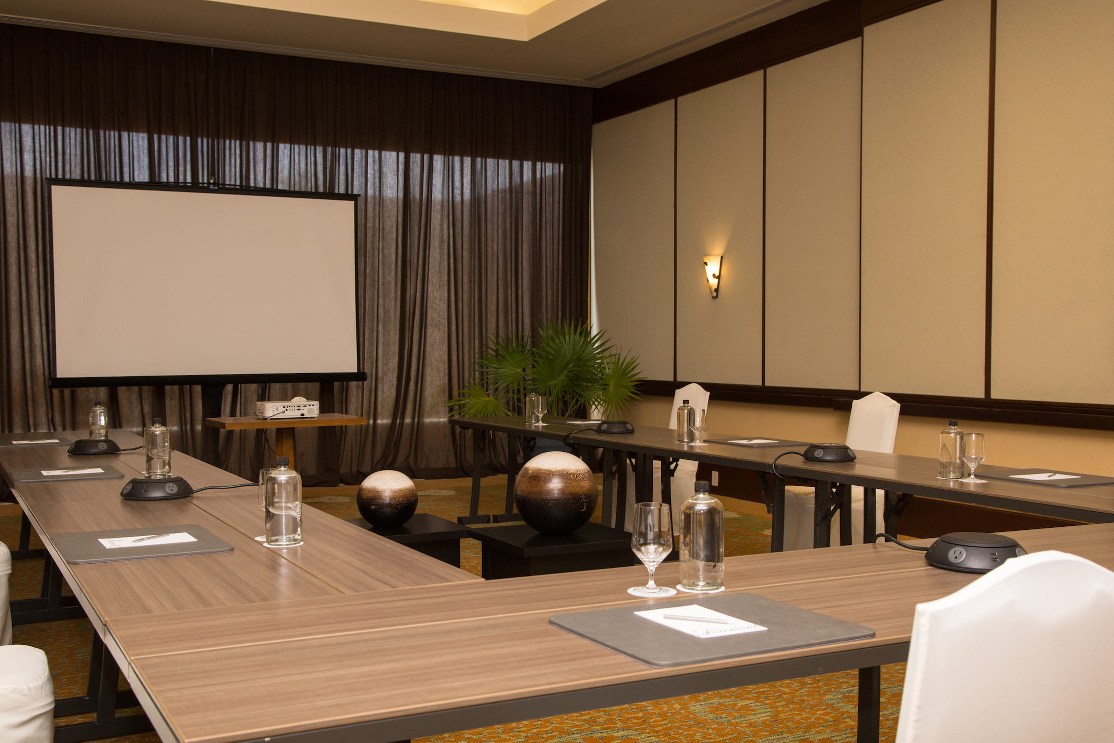 Conference room at Fairmont Mayakoba