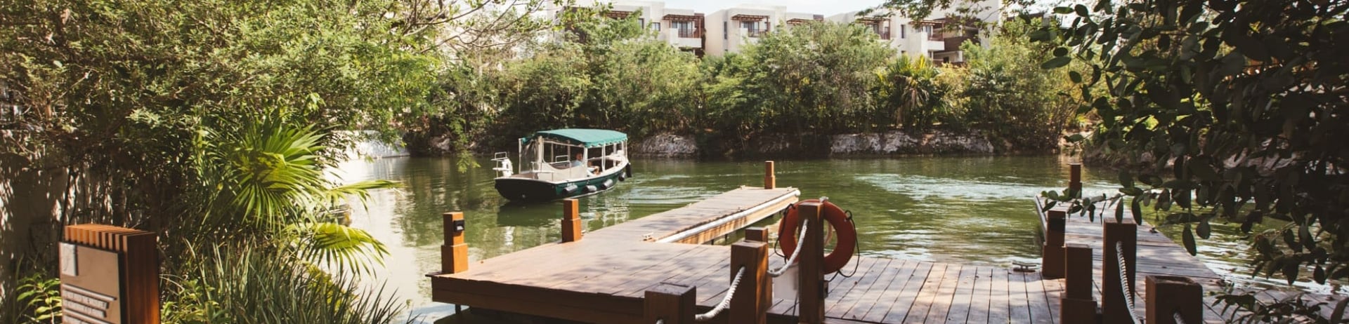 Hindu wedding boat dock