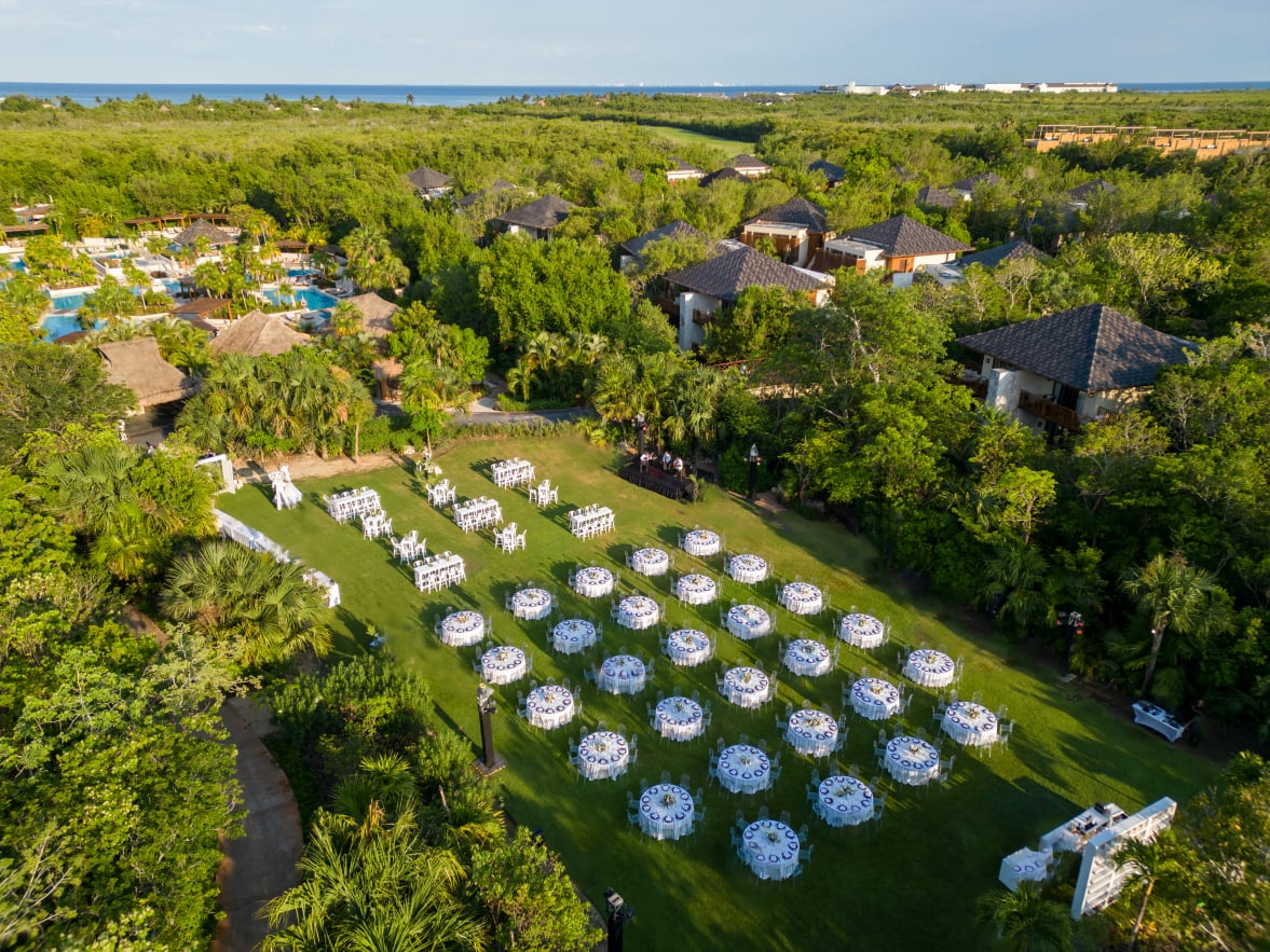 isla lawn fairmont mayakoba events and meetings